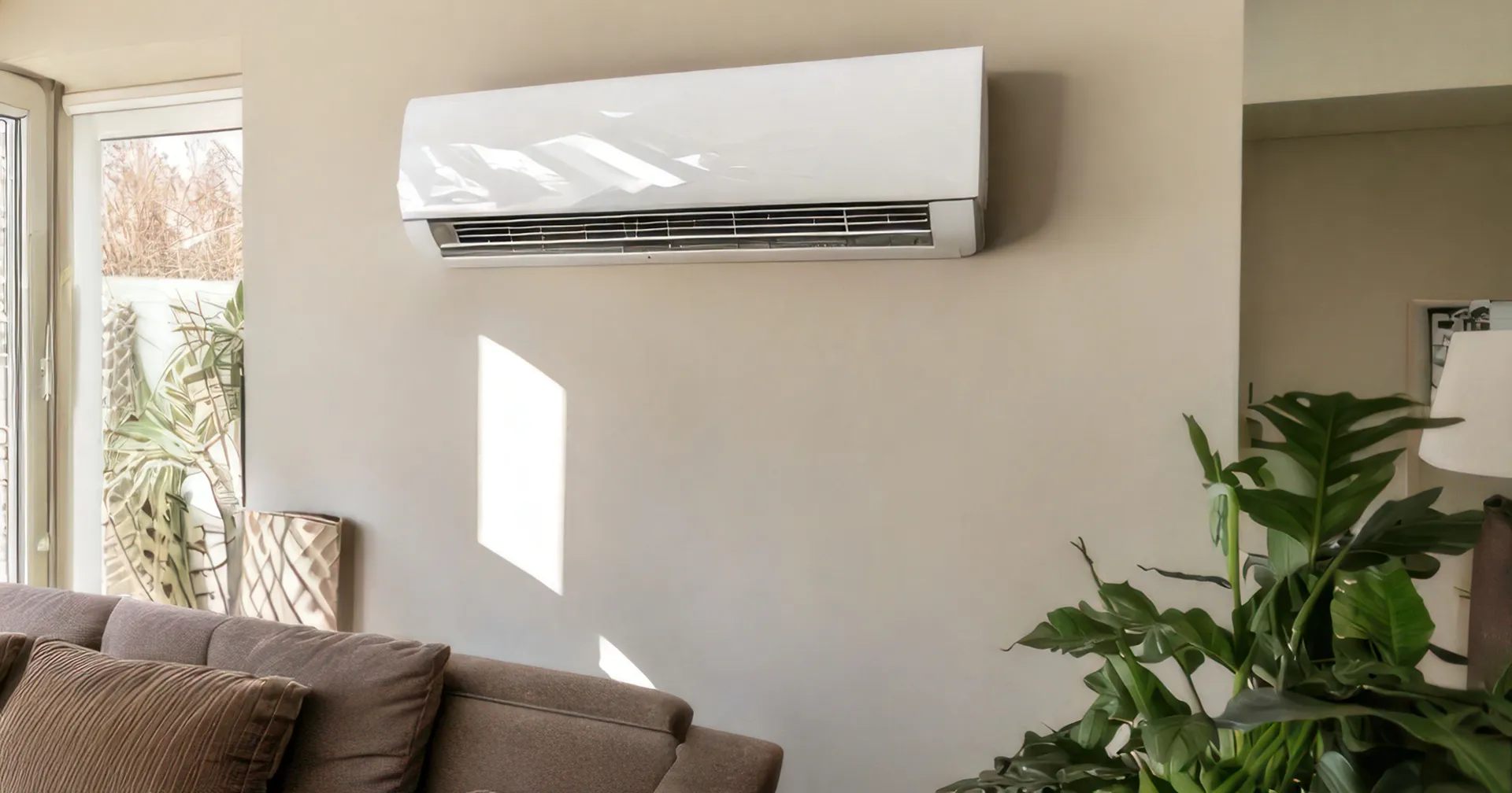 Airconditioning in woonkamer